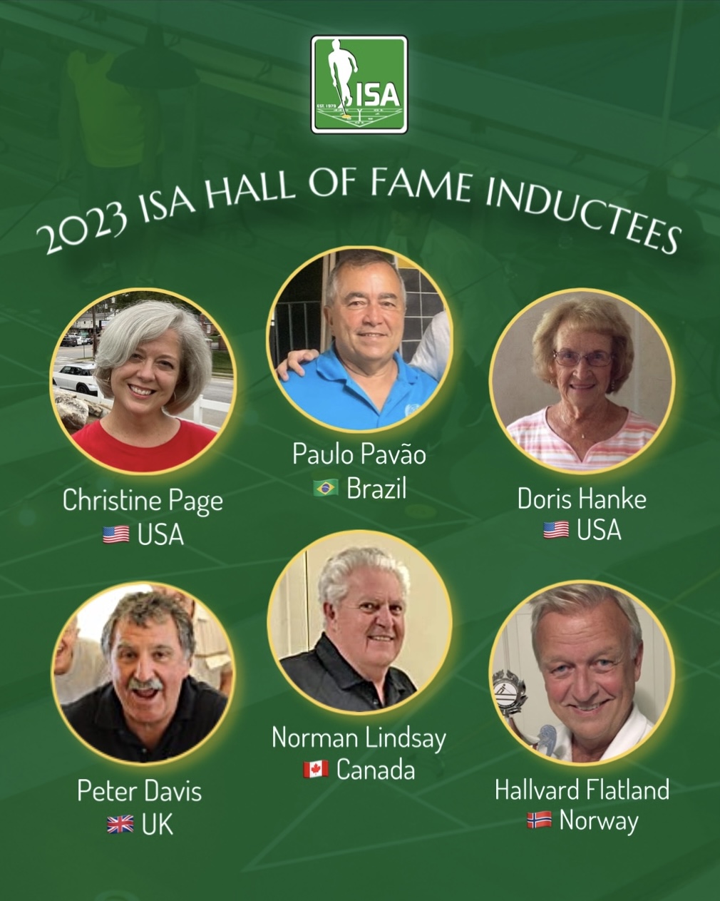2023 ISA HALL OF FAME INDUCTEES
